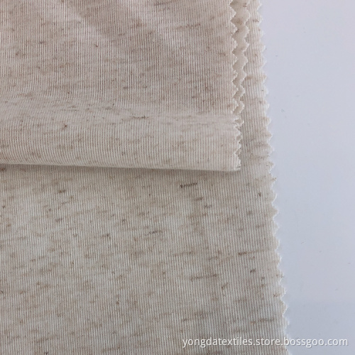 Knitted Plain Style Wholesale Linen Jersey Fabric